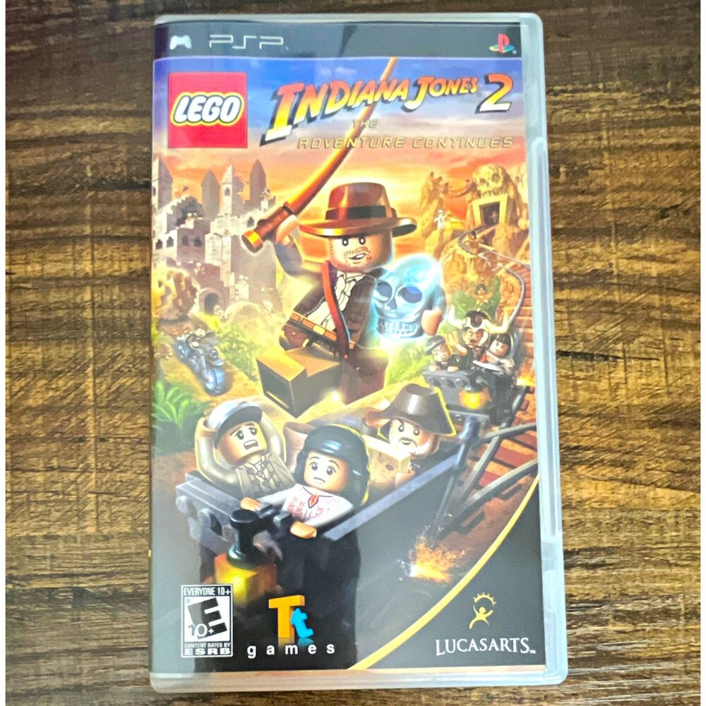 LucasArts LEGO Indiana Jones 2 Sony PSP 2009 E10+ Manual
